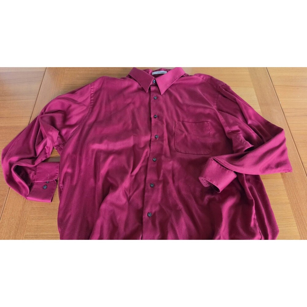 Geoffrey Beene Men's Button Down Long Sleeve Shirt Size XXLARGR 18 1/2 35/35...